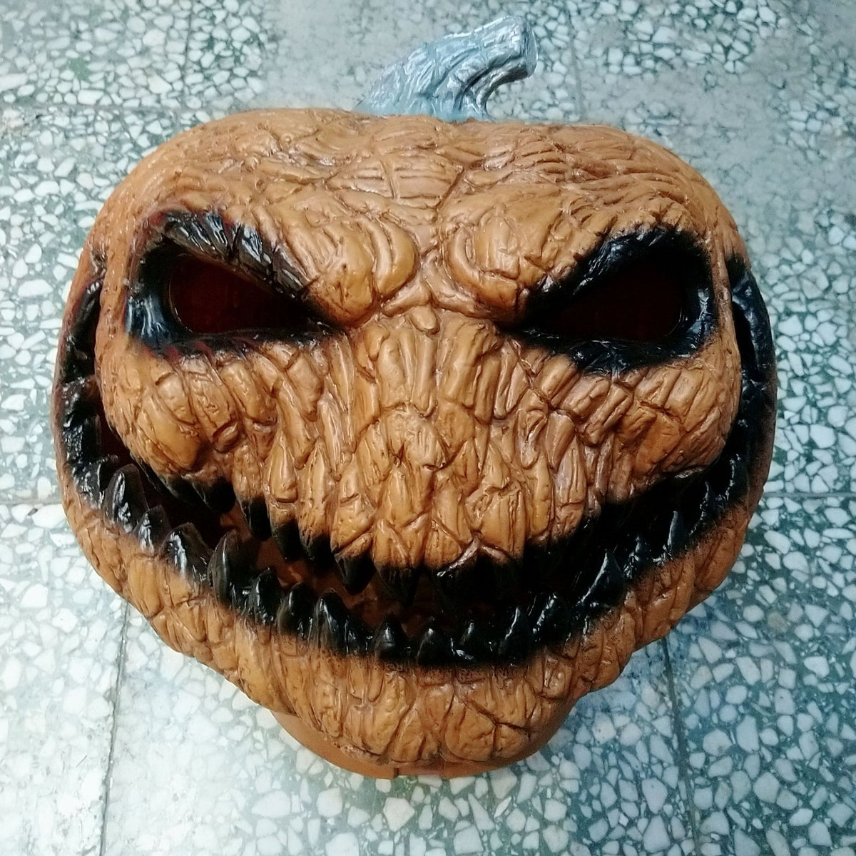 Halloween Pumpkin Lantern & Decor - Spooky Tabletop Ornament