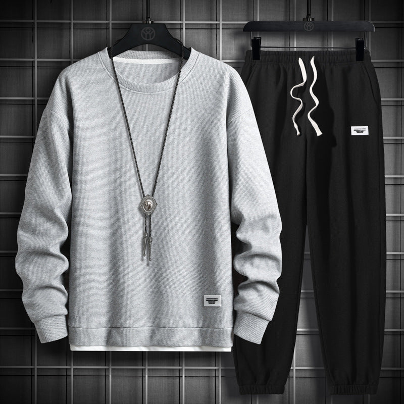 T-shirt gaufré homme automne cool