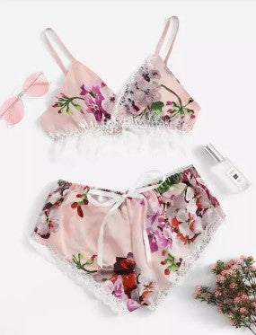 Women's Printed Two-Piece Pyjama Set