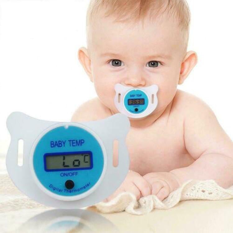Digitales Thermometer im Schnuller-Design