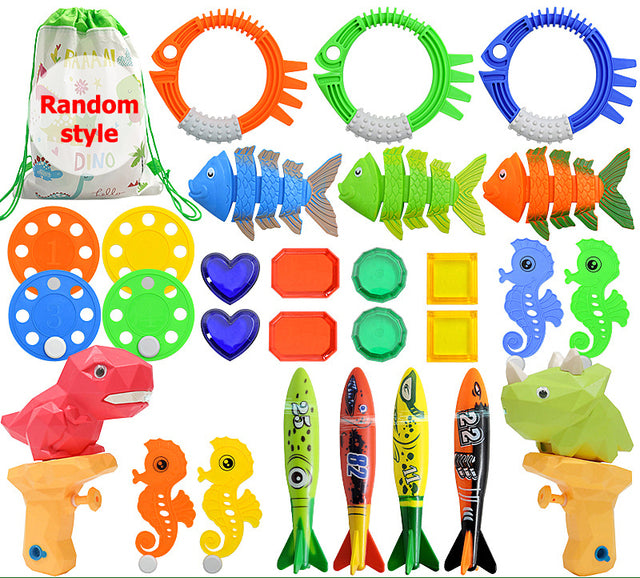 Summer Pool Diving Toys for Kids – Underwater Gem Set