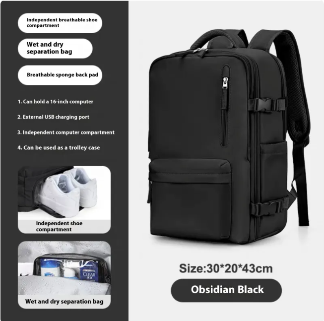 Large-Capacity Travel & School Backpack