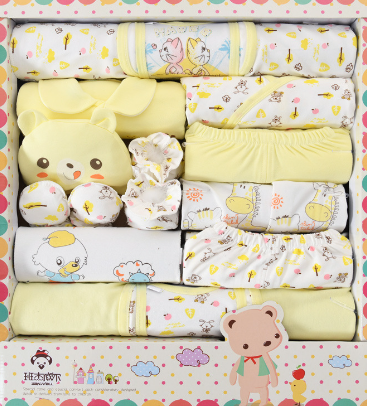 Baby Cotton 18-Piece Gift Set
