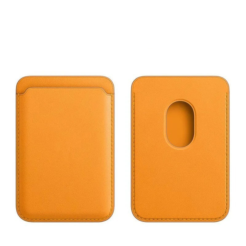 Magnetic Leather Card Holder
