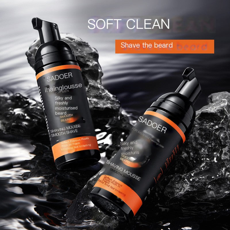 SADOER Men's Shaving Mousse & Beard Care Set