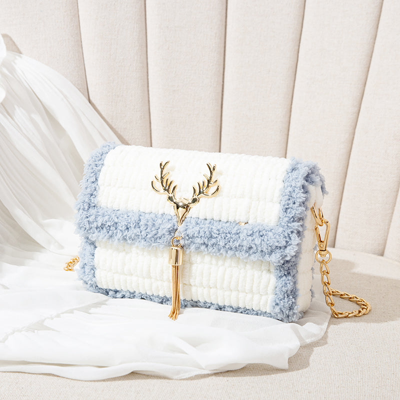 Women's Cotton Bag with Magnetic Closure
