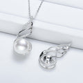 925 Silver Freshwater Pearl Pendant Necklace