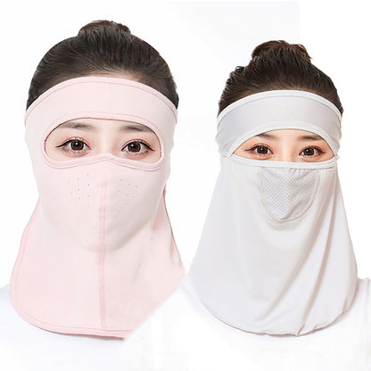 Ice Silk UV Protection Full Face Summer Mask