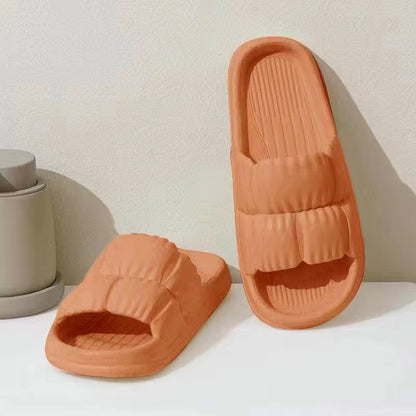 Thick Sole Women's Bathroom Slippers – Non-Slip Waterproof Shower Shoes