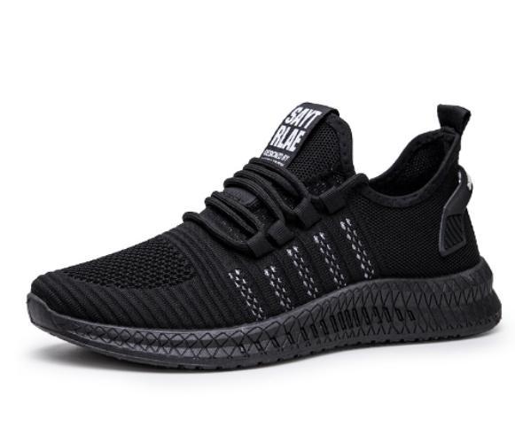 Damen-Freizeitsneaker mit dicker Sohle und Flyknit-Obermaterial