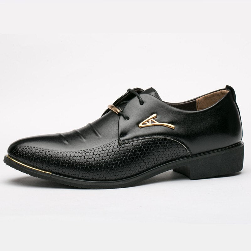 Men's Pointed Toe Business Dress Shoes