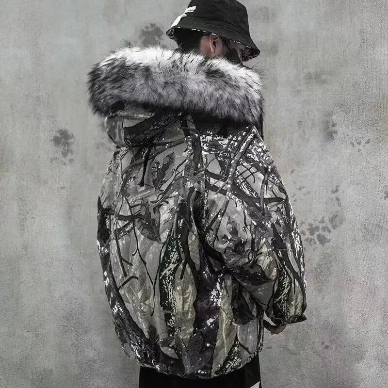 Unisex Hooded Padded Winter Jacket