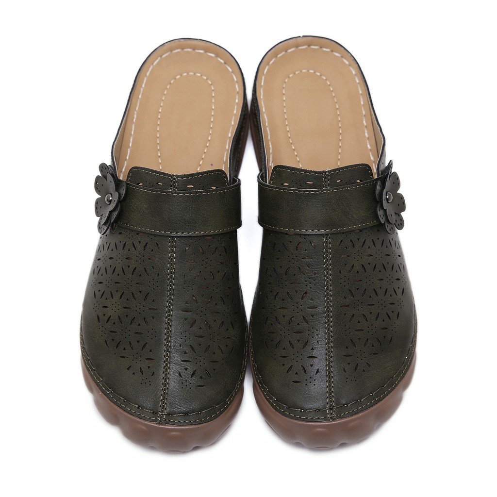 Openwork Embroidered Platform Sandals