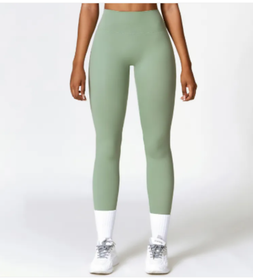 Damen-Yoga-Leggings mit hoher Taille, gebürstet, Po-Lifting