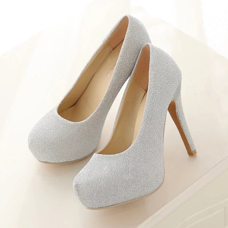 Women’s Glitter Platform Heels