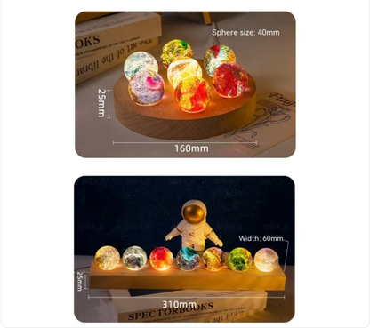 Glow-In-The-Dark Crystal Glass Ball