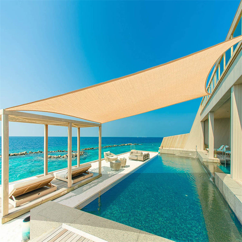Waterproof UV-Resistant Sunshade Sail – Triangle & Square Garden Canopy