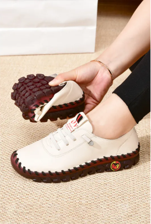 Women's Leather Handmade Shoes – Flat, EU 35–43, 5 Colours