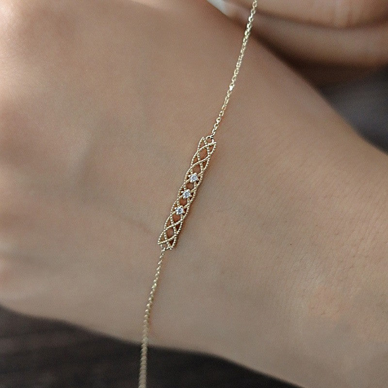 Gold-Tone Openwork Bracelet
