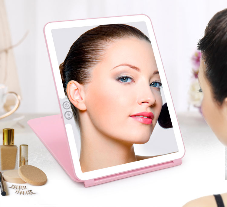 Miroir de Maquillage LED Multifonctionnel – Miroir de Vanité Éclairé