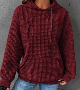 Women's Loose Hooded Sweater