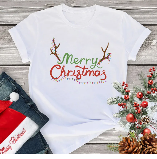 Lässiges Weihnachts-T-Shirt