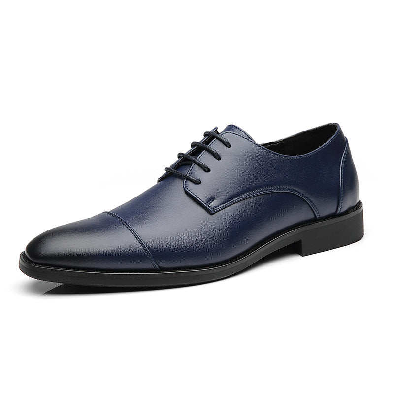 Chaussures habillées Richelieu à bout pointu pour hommes – Chaussures formelles en cuir synthétique