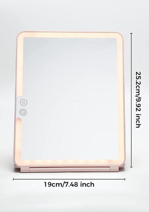 Miroir de Maquillage LED Multifonctionnel – Miroir de Vanité Éclairé
