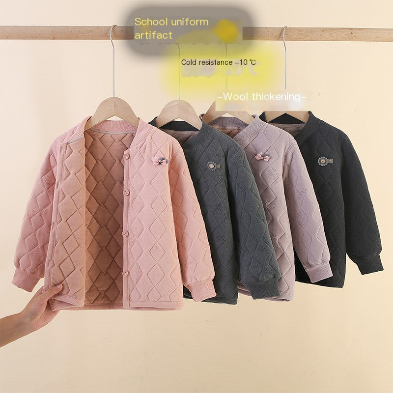 Kids' V-Neck Thermal Top