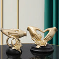 Holding Hands Resin Sculpture - Romantic Wedding & Home Decor