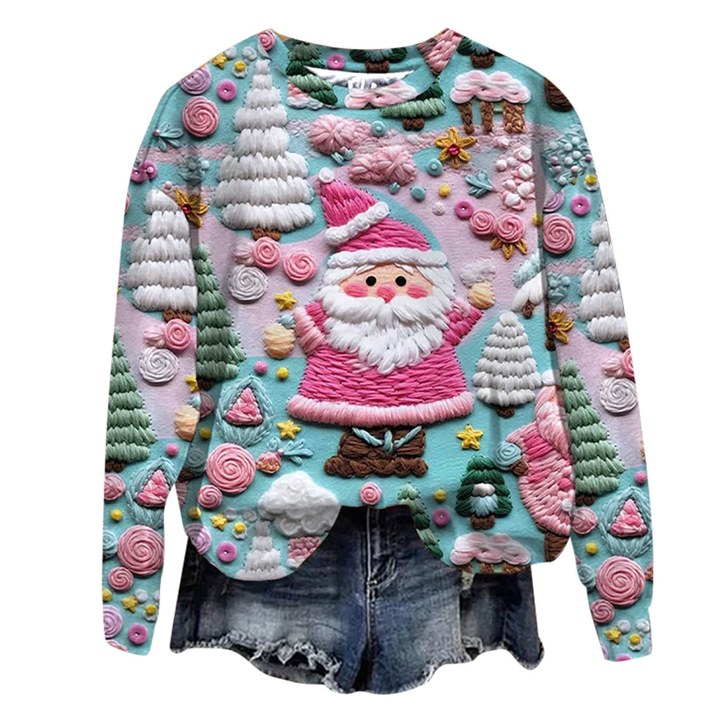 Christmas Street Fashion Round Neck T-Shirt