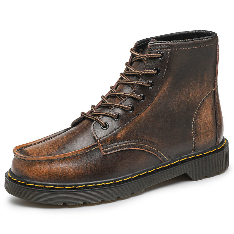 Men’s High-Top Leather Boots