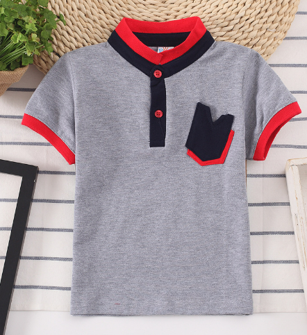 Boys’ Short-Sleeve Collared Shirt