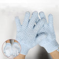 Peeling-Badehandschuhe und Körperbürste für die Hautpflege