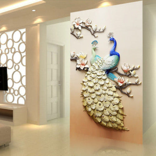 5D Diamond Painting Pfau für Wohnzimmer-Dekoration