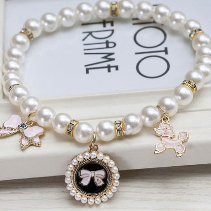 Pet Pearl Necklace | Elegant Dog & Cat Jewellery