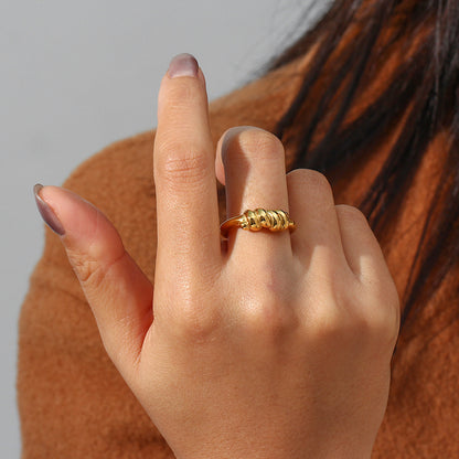 Teardrop Gold Ring for Women