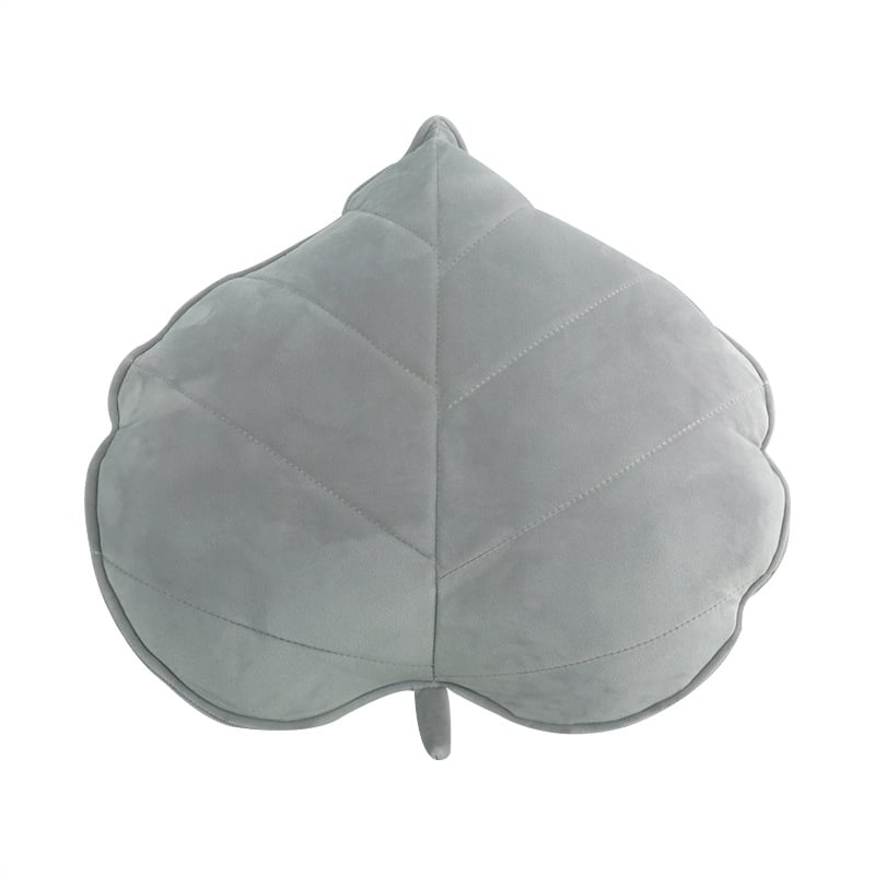 Coussin décoratif 3D en forme de feuille de cœur pour chambre d'enfant et décoration intérieure