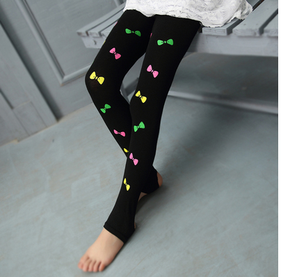 Kids' Cotton-Blend Stretch Leggings