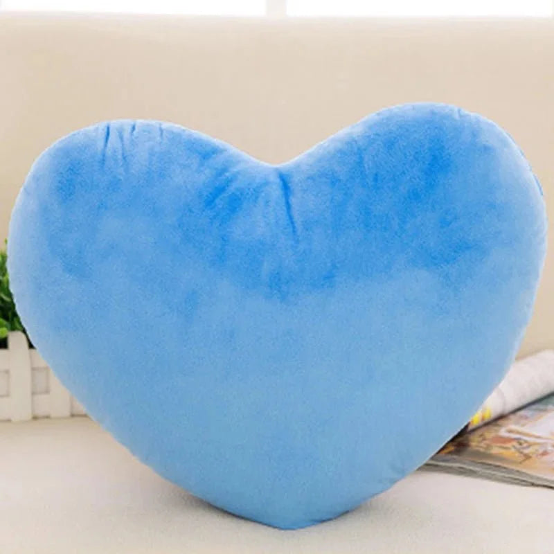 Oreiller coussin en peluche mignon en forme de cœur