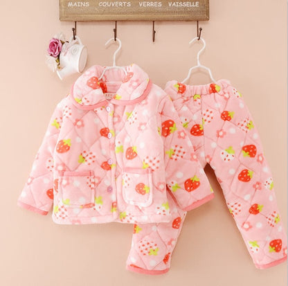 Kids' Flannel Pajamas | Cosy Cotton Bear Print Set
