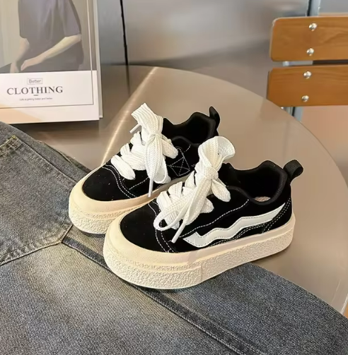 Children's Durable Leather School Shoes