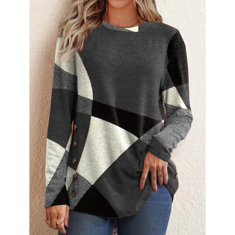 Vintage Spring Loose Basic T-Shirt