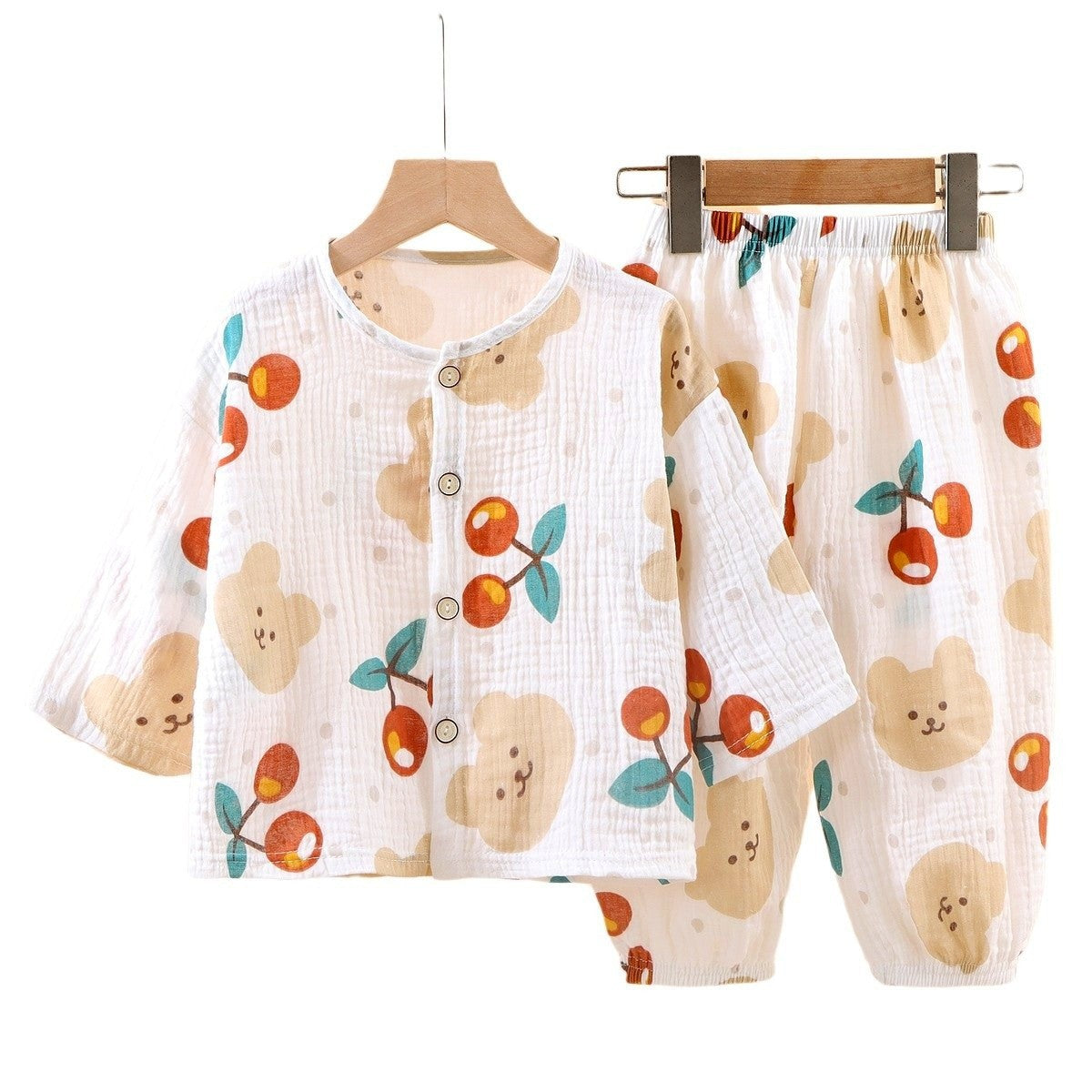 Mädchen Pyjama-Set aus Baumwolle | Lustige Tier-Prints | 9 Monate–9 Jahre