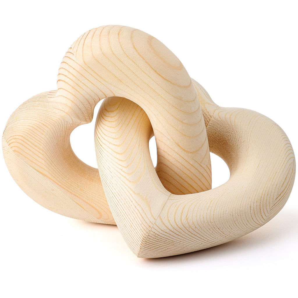 Colingmill Interlocking Wooden Hearts