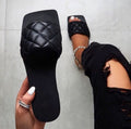 Damen Sandalen mit eckiger Zehenpartie