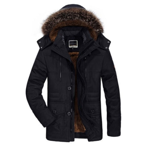Grande veste chaude en coton pour hommes et femmes | Tailles plus L–7XL