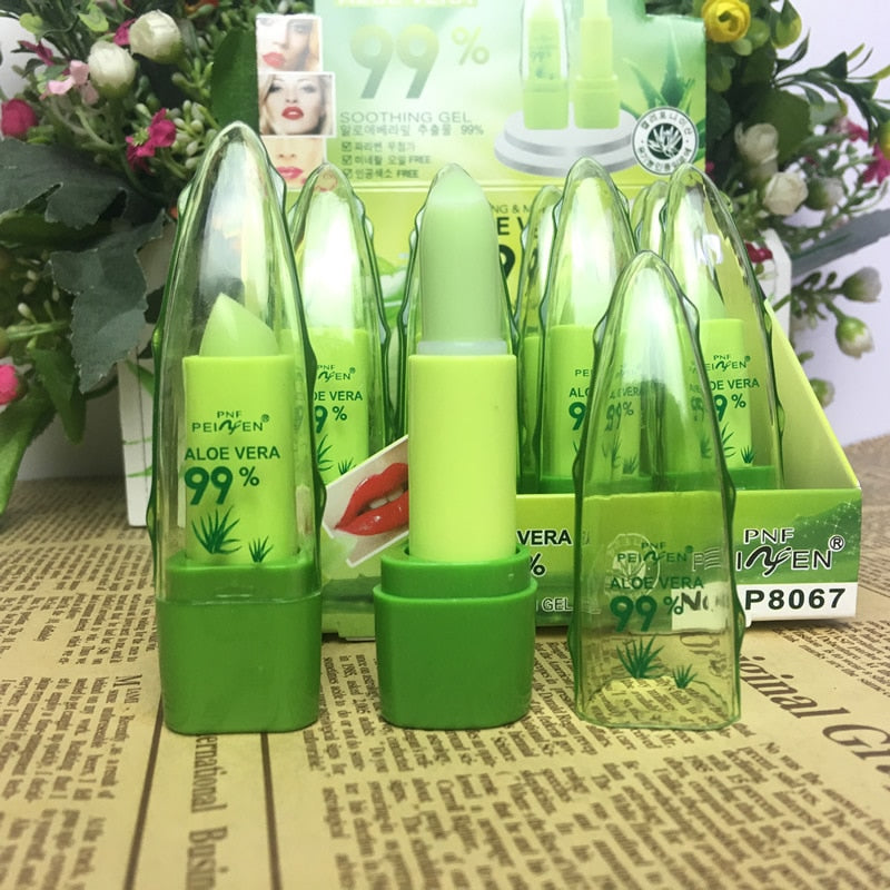 PNF Aloe Vera Colour-Changing Lip Balm – Natural Moisturising Lipstick