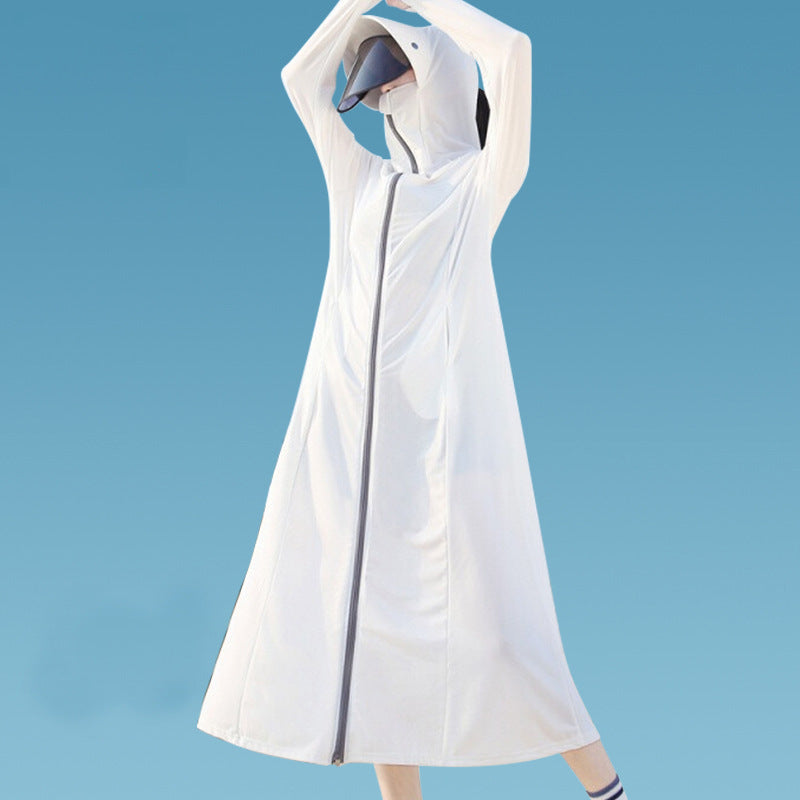Damen Lange UV-Schutz-Sonnenjacke