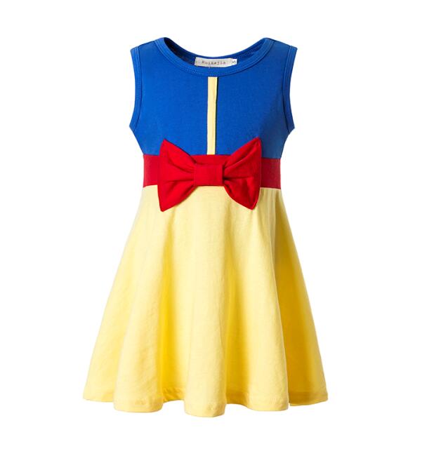 Girls' Snow White Inspired Summer Dress | Princess Party Dress